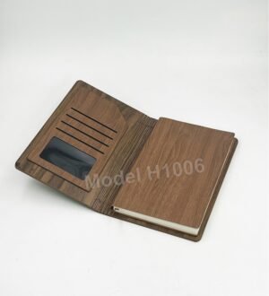 Wooden Cover Notebook Diary